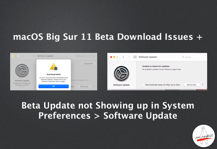 Mac update will not install